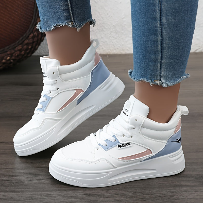 Orthopedische Sneakers Wit met Pasteltinten - Eva