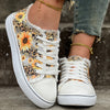 Orthopedische Sneakers met Zonnebloemmotief - Anna