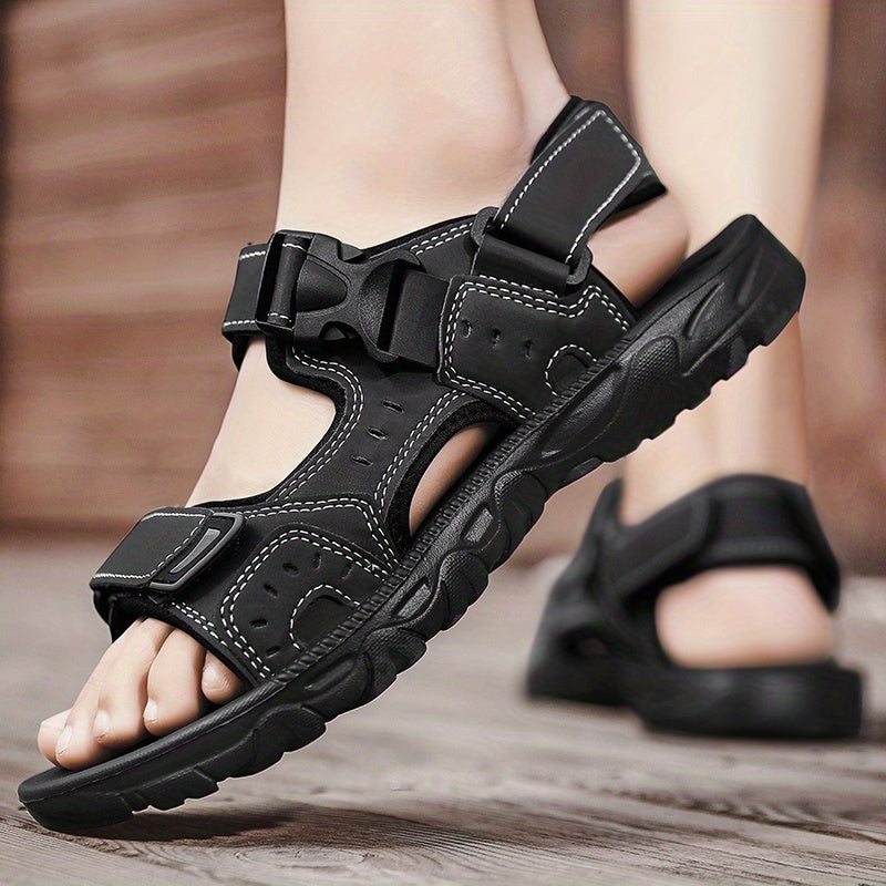 Orthopedische Zwarte Outdoor Sandalen - Mark