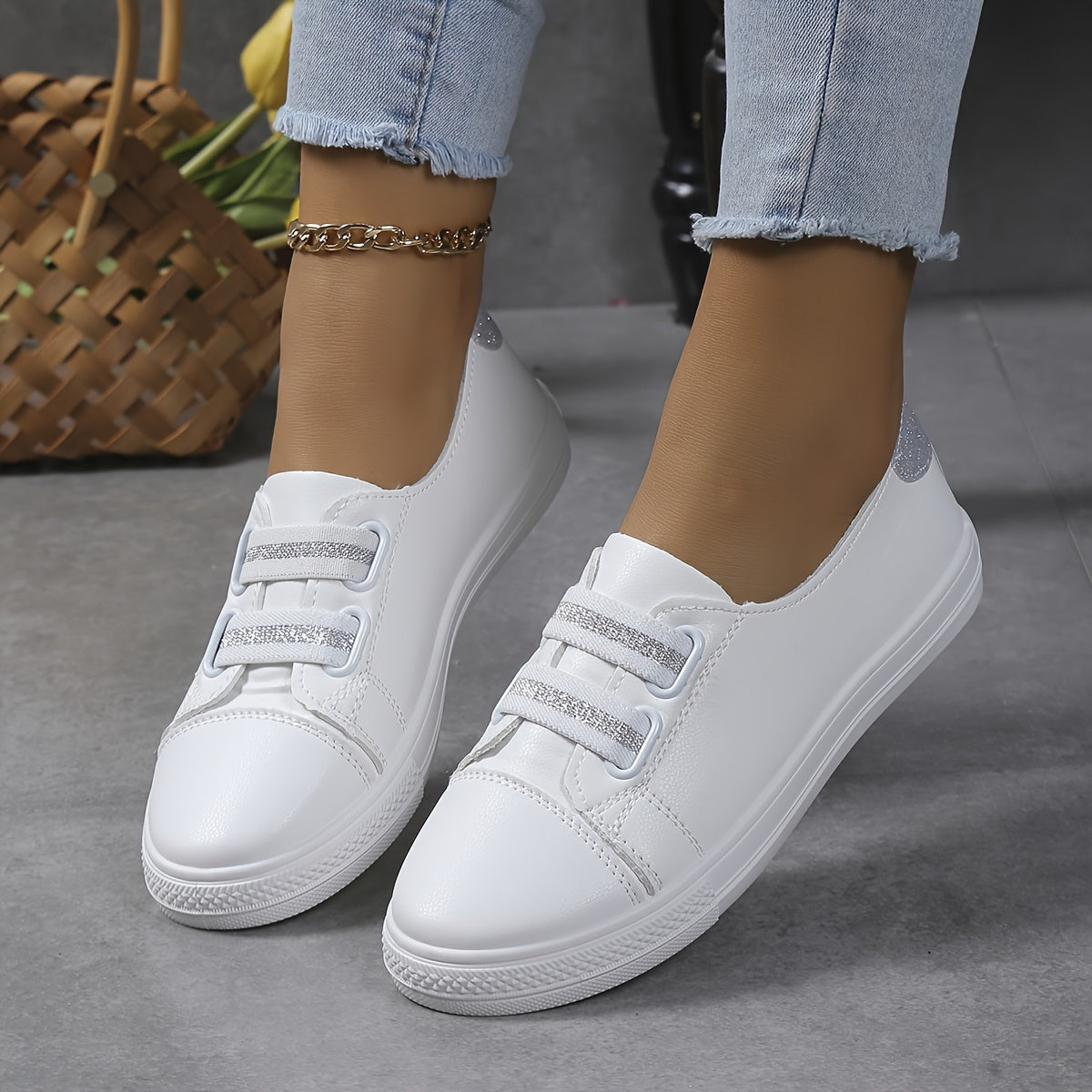 Orthopedische Witte Sneakers - Laura