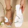 Orthopedische Witte Elegante Slippers - Claudia