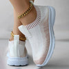 Emma - Orthopedische Paars-Witte Sneakers