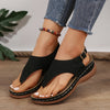 Orthopedische Zwarte Comfort Sandalen - Laura