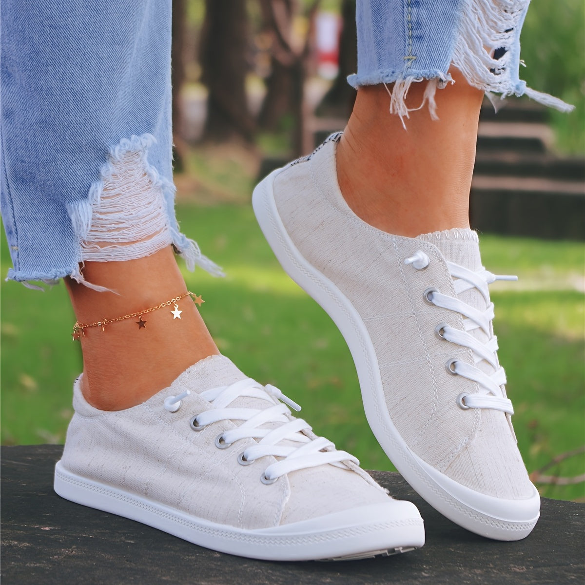 Orthopedische Beige Sneakers - Emma