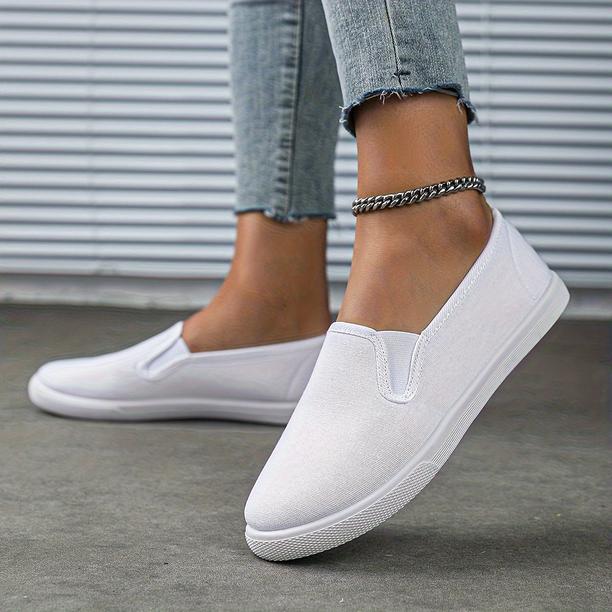 Orthopedische Witte Loafers - Emma