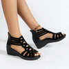 Zara - Orthopedische Zwarte Elegante Sandalen