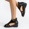 Zara - Orthopedische Zwarte Elegante Sandalen