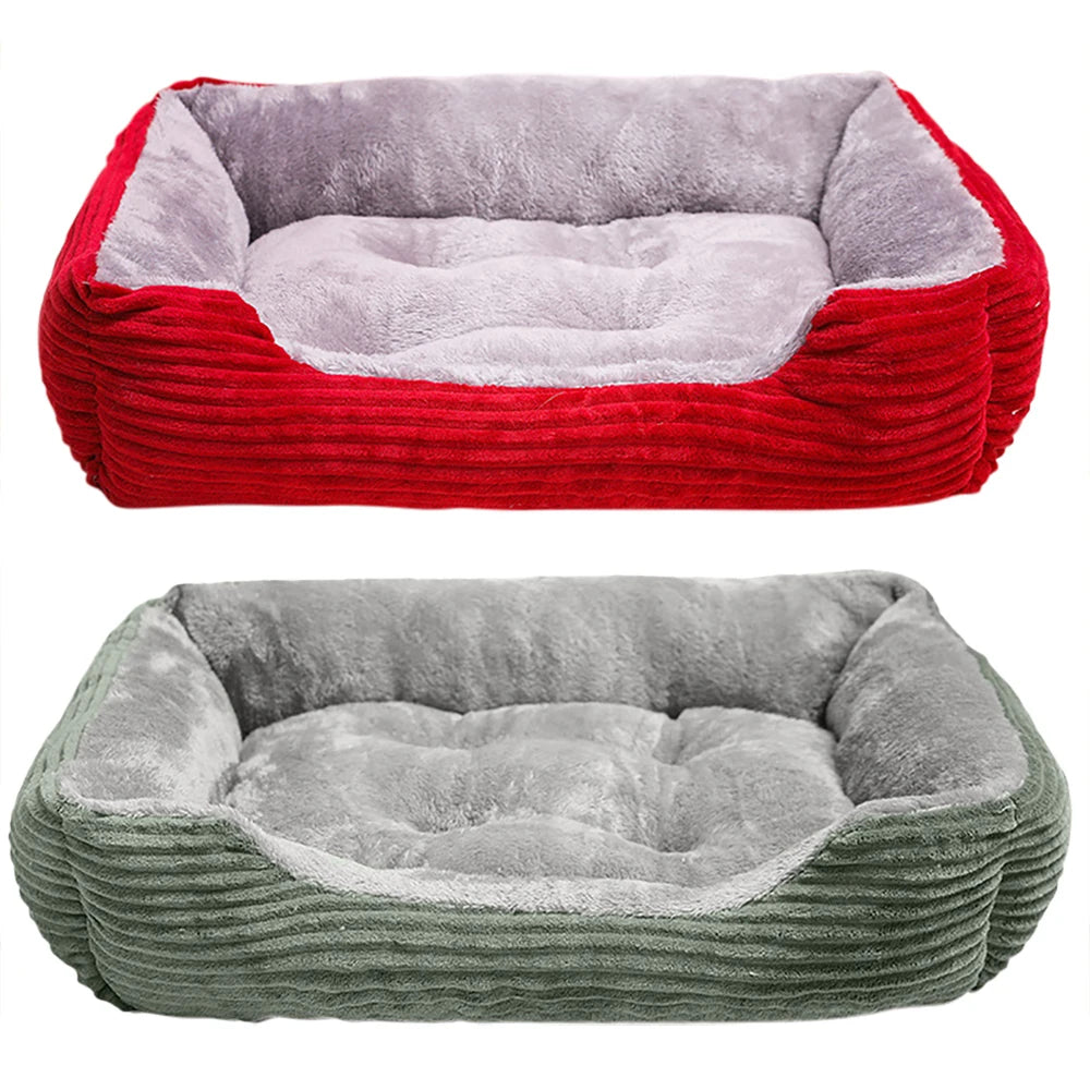 Zoey - Orthopedisch Rood-Grijs Hondenbed