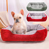 Zoey - Orthopedisch Rood-Grijs Hondenbed