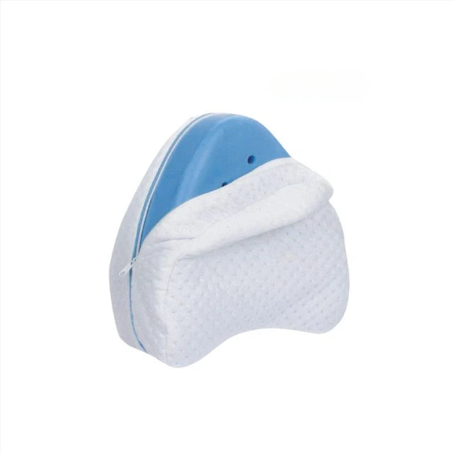 Lucas - Orthopedisch Beenkussen van Memory Foam, Blauw