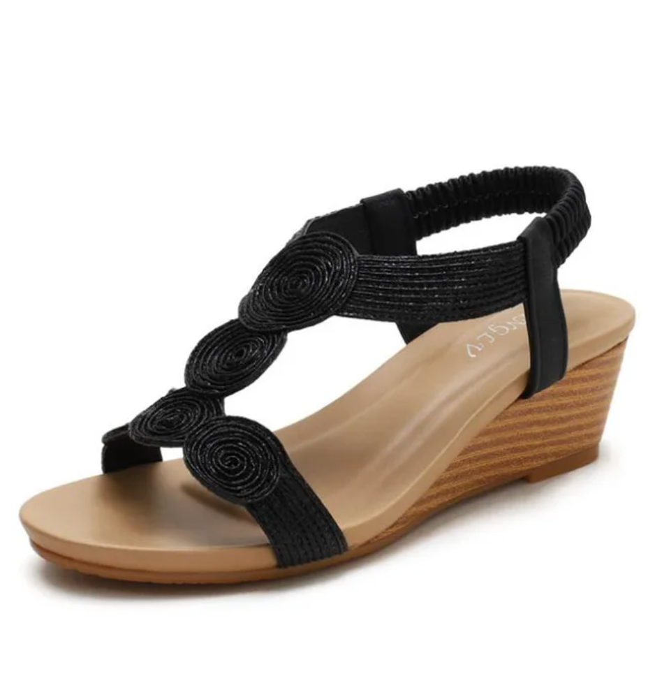 Orthopedische Rozet Sandalen Bruin - Lisa