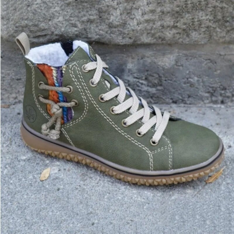 Urban wintersneakers met warme voering & antislipzool