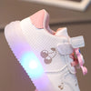 Zoey - Orthopedische Witte LED Kinder Sneakers