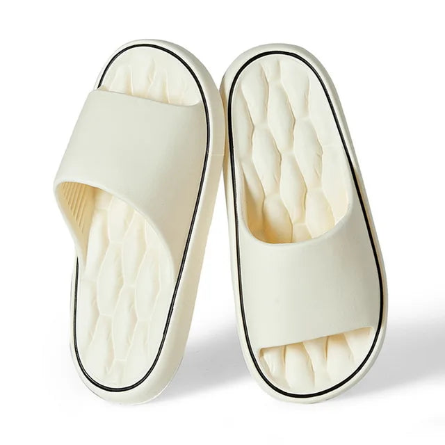 Anna - Orthopedische Crèmekleurige Slippers