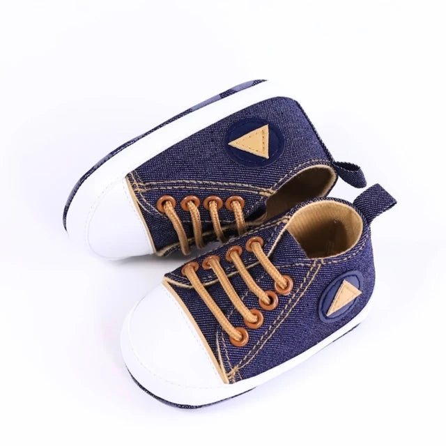 Luuk - Orthopedische Peuter Sneakers Denimblauw