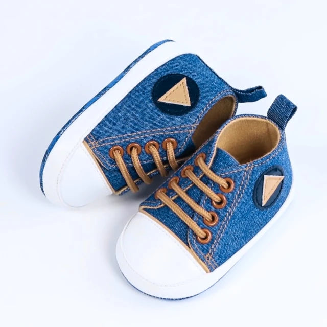 Luuk - Orthopedische Peuter Sneakers Denimblauw