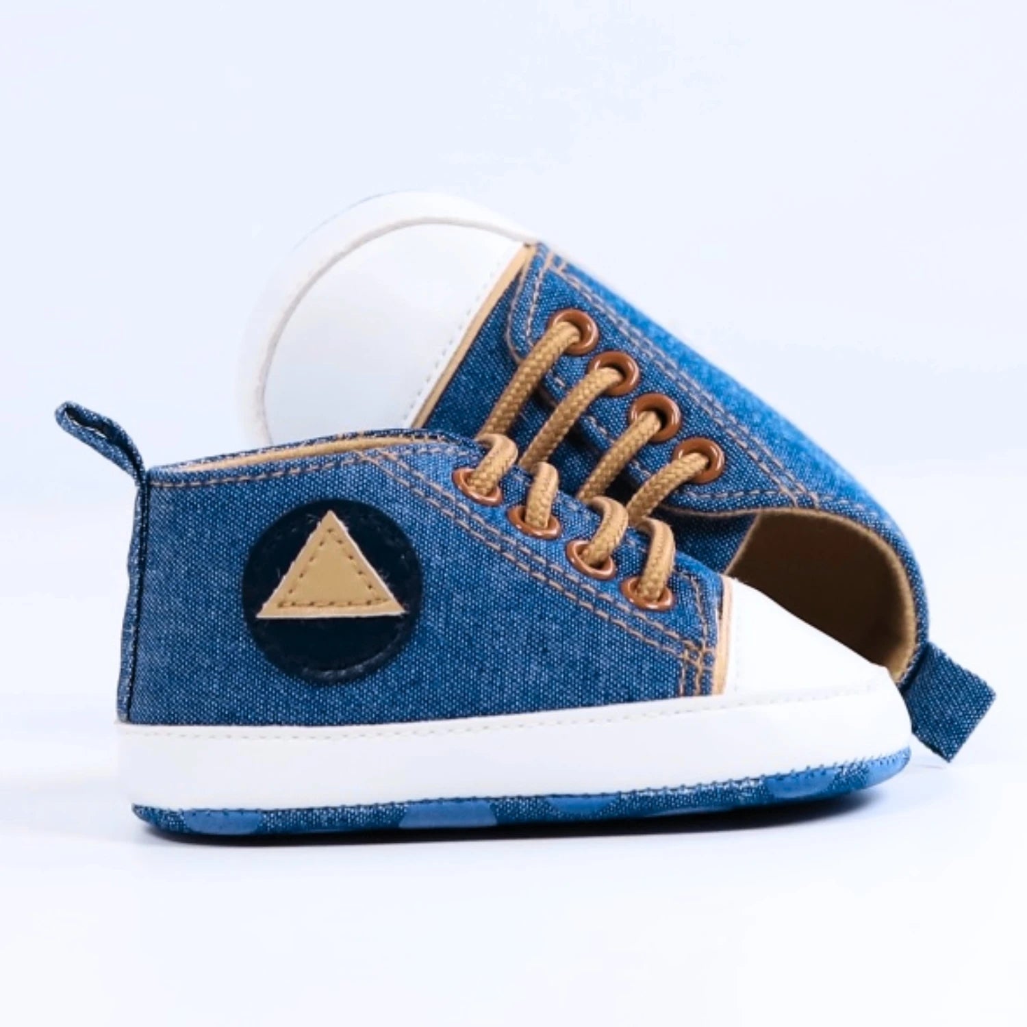 Luuk - Orthopedische Peuter Sneakers Denimblauw