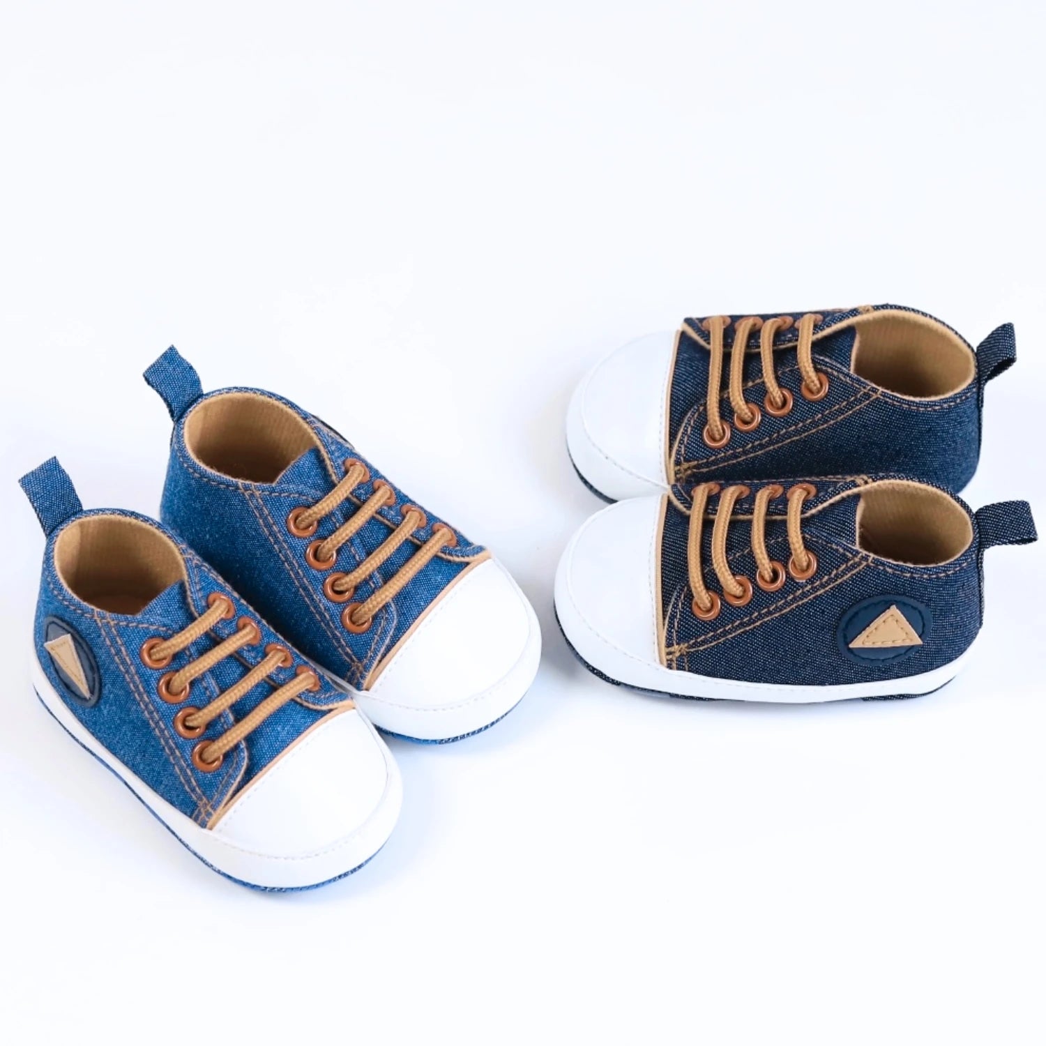 Luuk - Orthopedische Peuter Sneakers Denimblauw