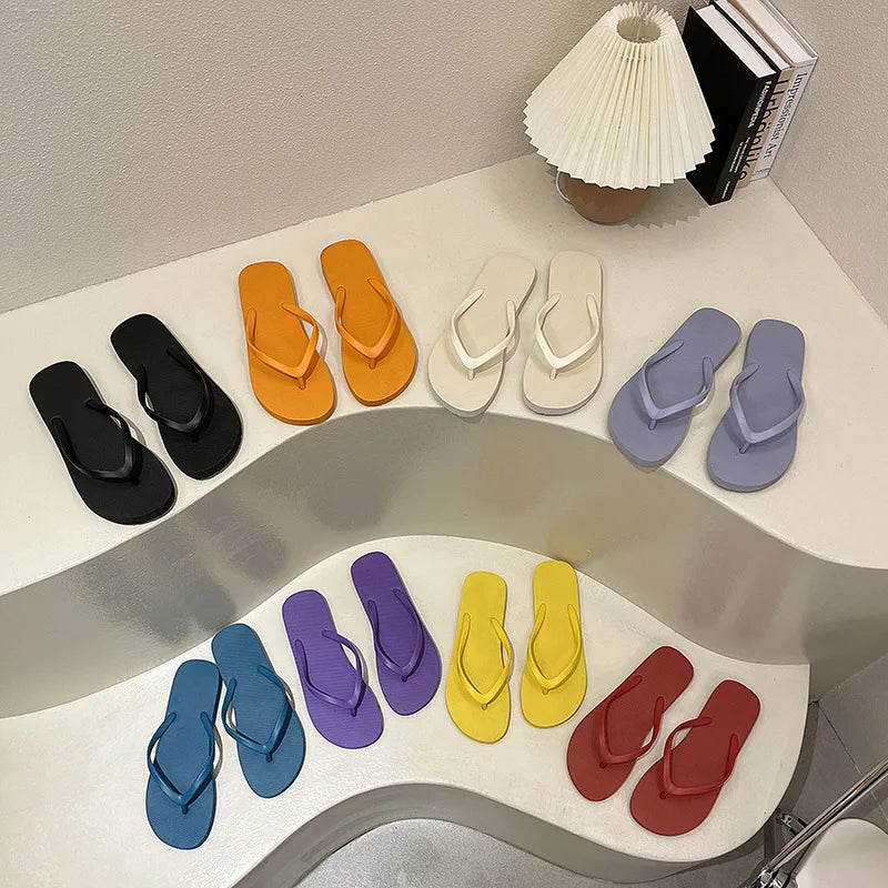 Orthopedische Ivoorkleurige Teenslippers - Emma