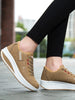 Orthopedische Stijlvolle Khaki Sneakers - Marie