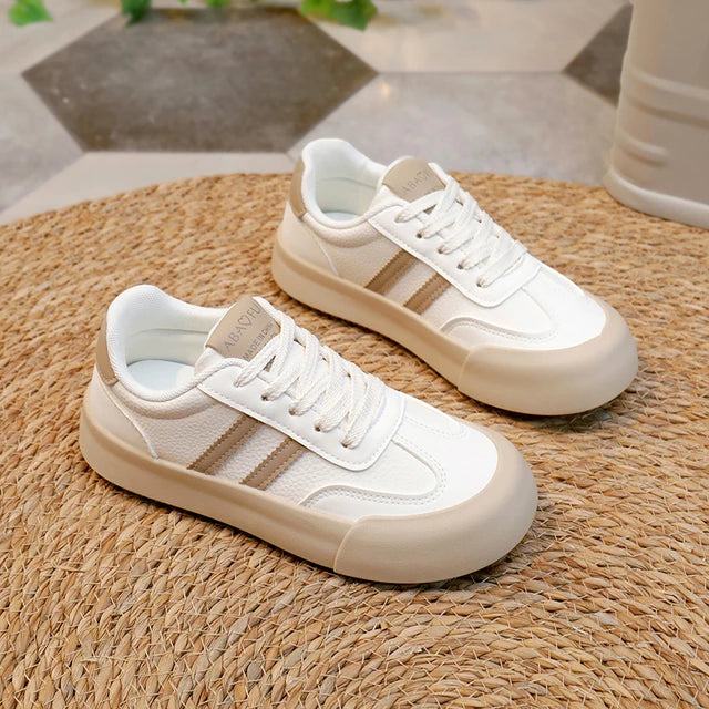 Orthopedische Ademende Witte Sneakers - Sophia