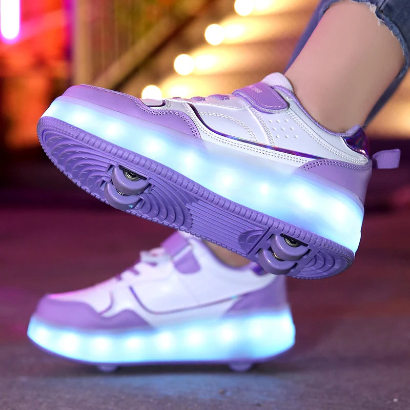 Emma - Orthopedische LED Roller Sneakers