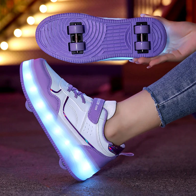 Emma - Orthopedische LED Roller Sneakers