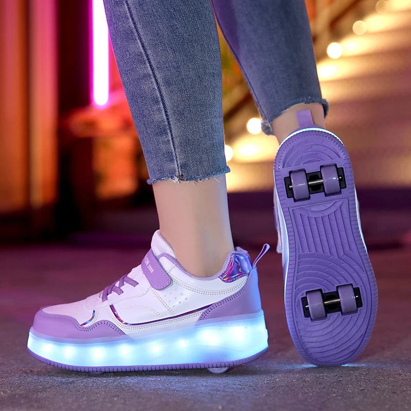 Emma - Orthopedische LED Roller Sneakers