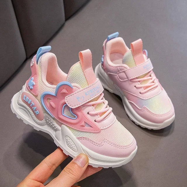 Emma - Orthopedische Roze Mesh Sneakers