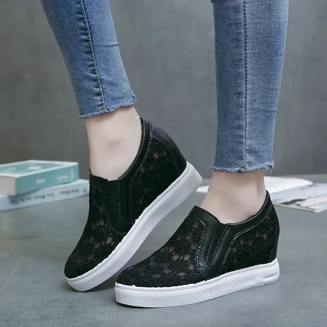 Orthopedische witte sneakers - Anna