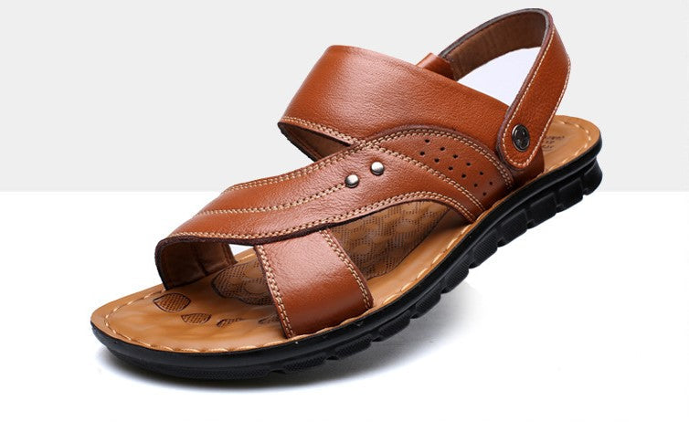 Orthopedische Zwarte Herensandalen - Erik