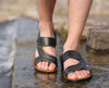 Orthopedische Zwarte Herensandalen - Erik