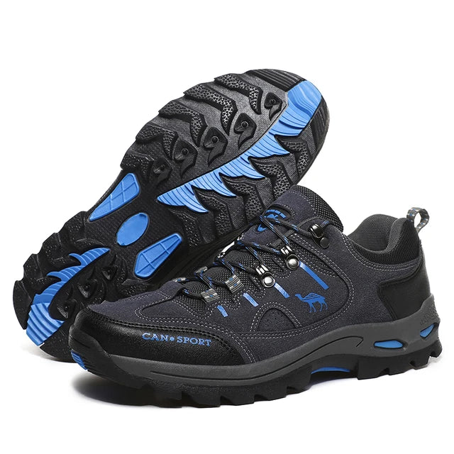 Tom - Orthopedische Hiking Sneakers Blauw-Zwart