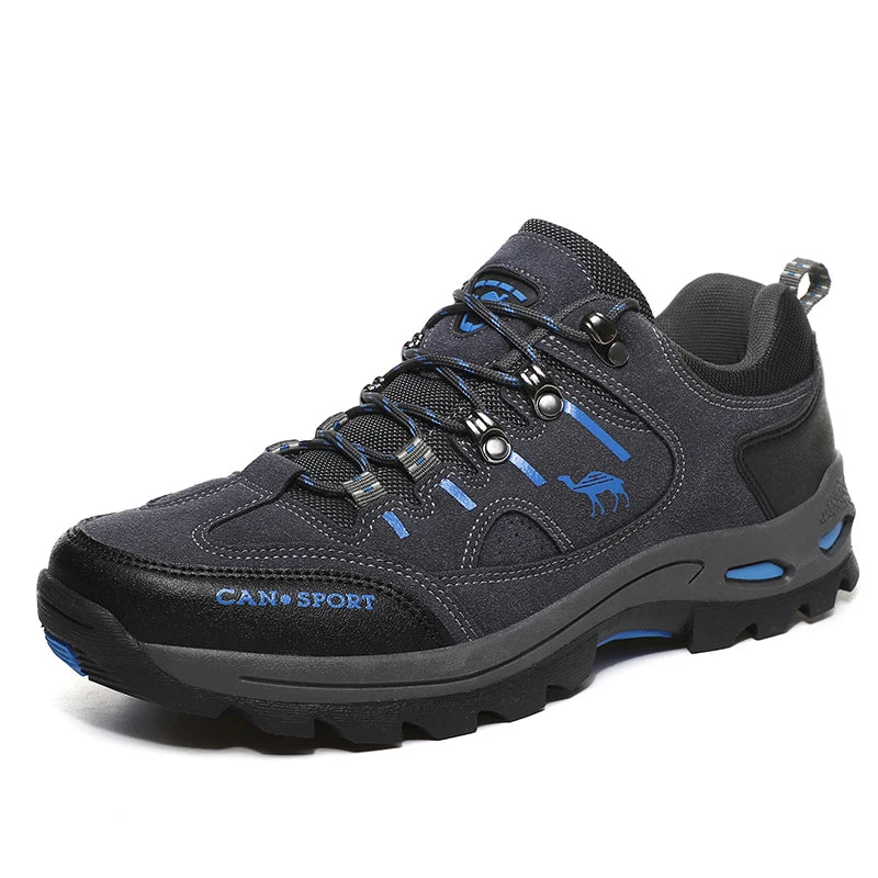 Tom - Orthopedische Hiking Sneakers Blauw-Zwart