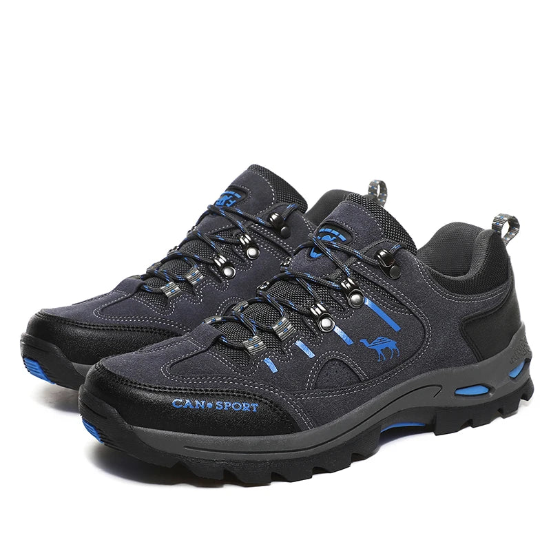 Tom - Orthopedische Hiking Sneakers Blauw-Zwart