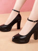 Orthopedic Lichtgewicht Zwarte Pumps - Emily