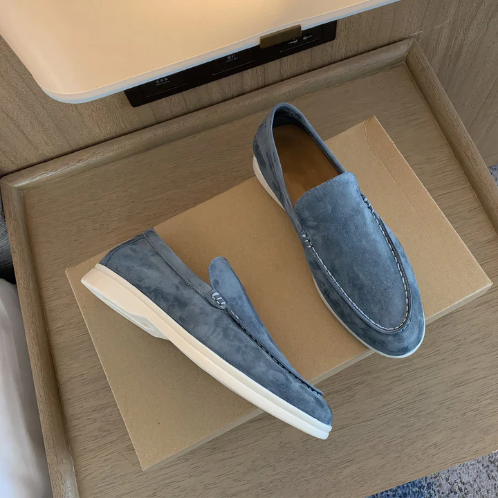 Luuk - Orthopedische Marineblauwe Loafers