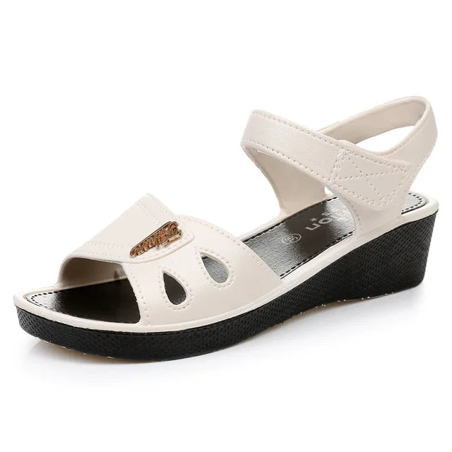 Linda - Orthopedische Zwarte Comfort Sandalen