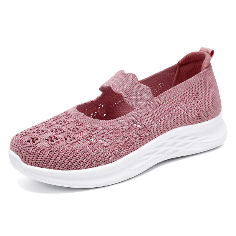 Emma - Orthopedische Zwarte Mesh Sneakers