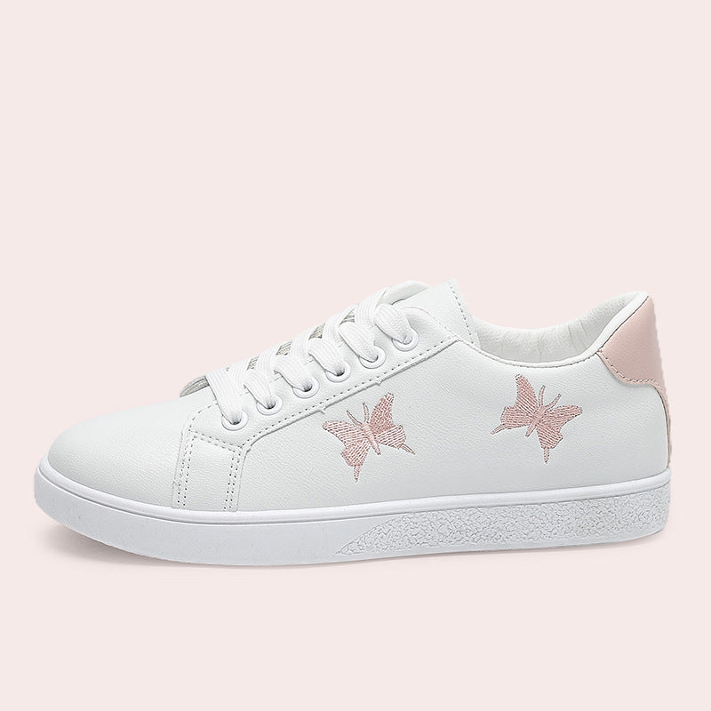 Ana - Orthopedische Sneakers Zwart Vlinderaccent