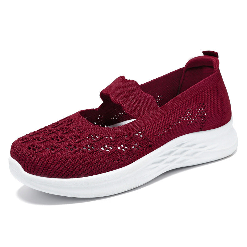 Emma - Orthopedische Zwarte Mesh Sneakers