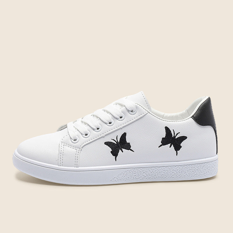 Ana - Orthopedische Sneakers Zwart Vlinderaccent