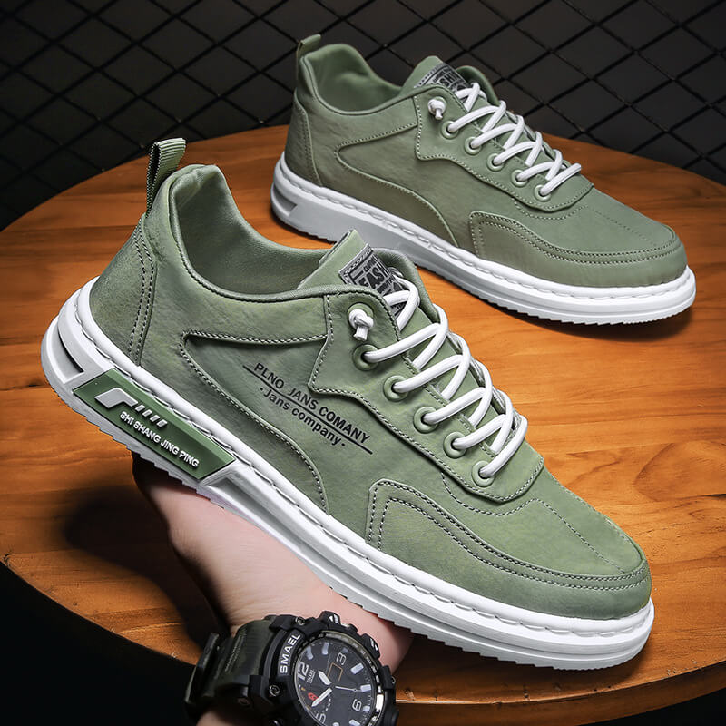 Marco - Orthopedische Groene Casual Sneakers