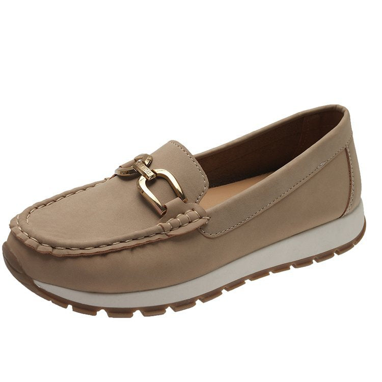 Orthopedische Khaki Loafers - Lisa