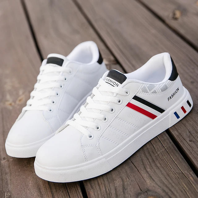 Lars - Orthopedische Witte Casual Sneakers