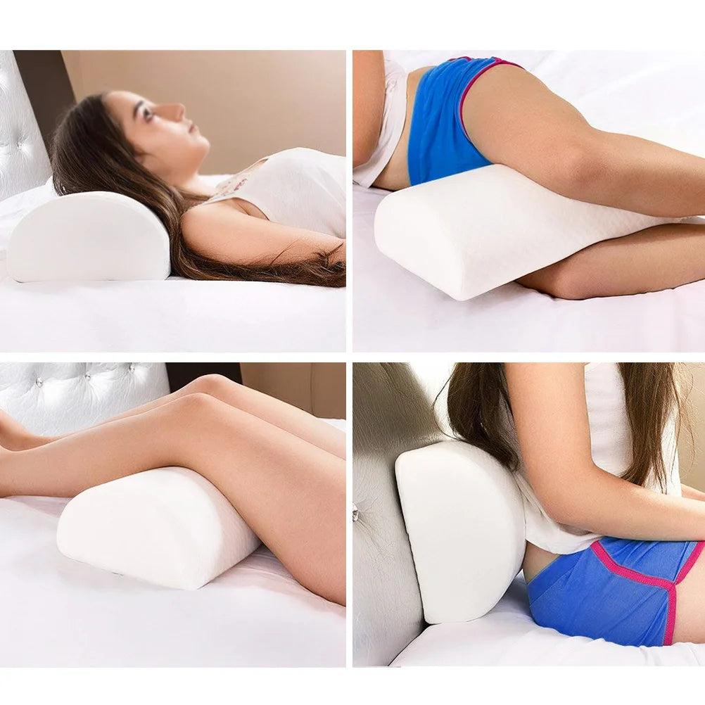 Emma - Orthopedische Been- en Knieondersteuningskussen, Memory Foam, Wit