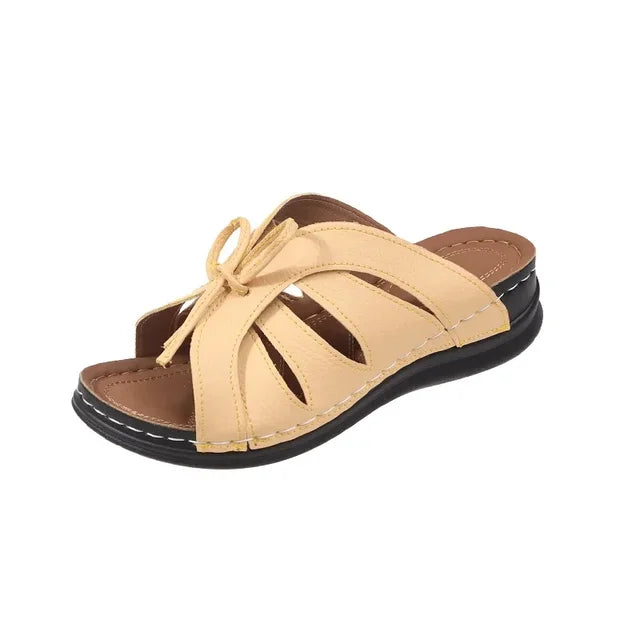 Nora - Orthopedische Comfort Witte Sandalen