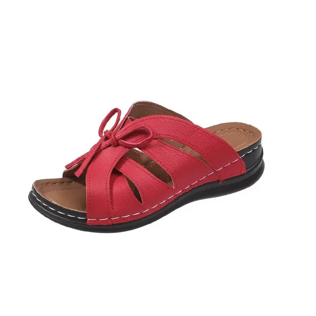 Nora - Orthopedische Comfort Witte Sandalen