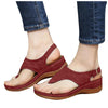 Sofia - Orthopedische Cognac Leren Sandalen