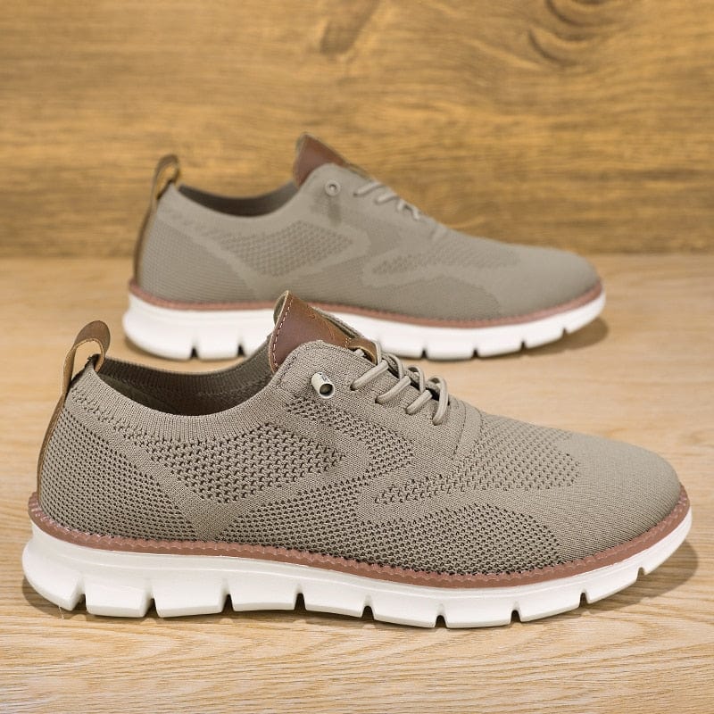 Orthopedische lichtgewicht sneakers in Khaki - Tom